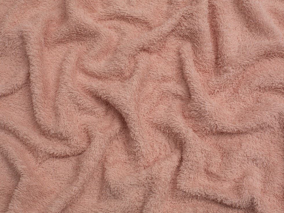 Minerva Core Range Blush Rose Luxury Cotton Towelling Fabric