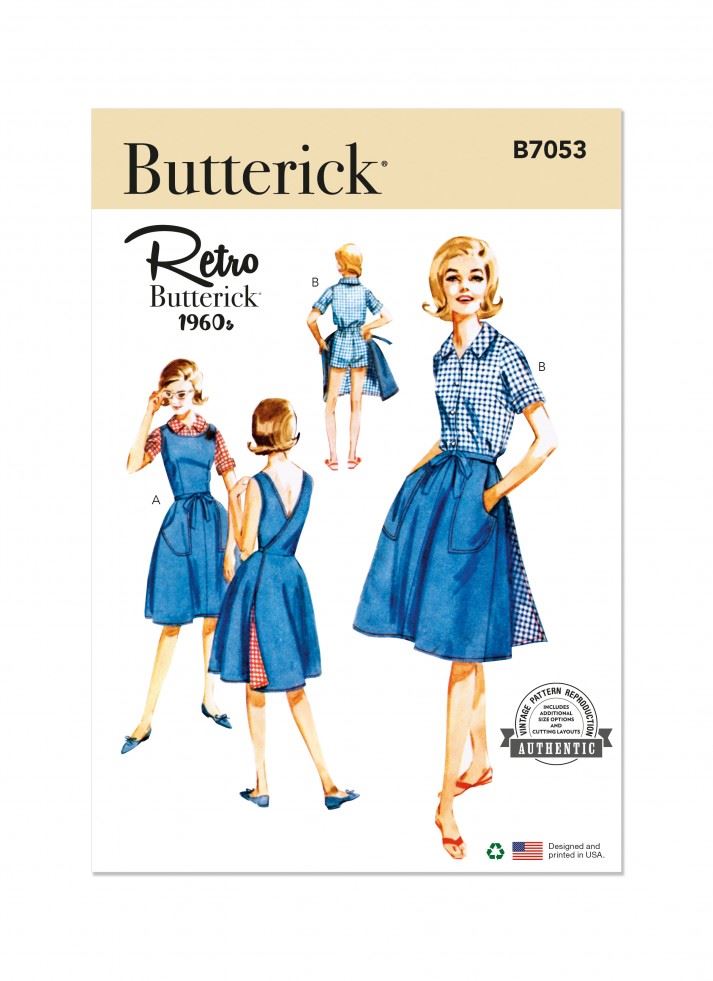 Butterick Paper Sewing Pattern 7053
 