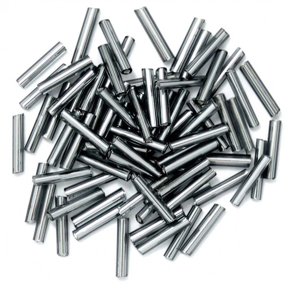 Craft Factory Metal Glass Bugle Beads
