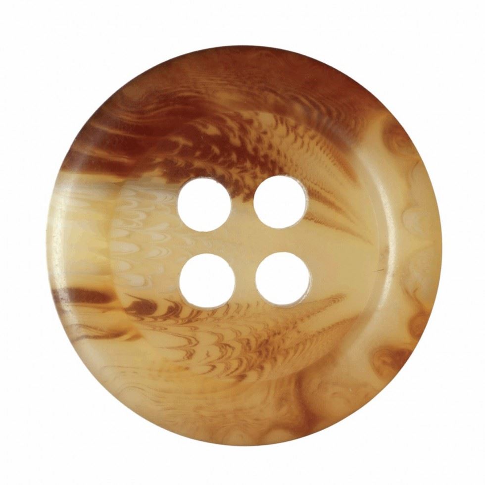 Hemline Cream Tortoise Shell Buttons