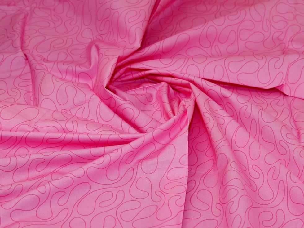 Pink Deadstock 100% Cotton Fabric