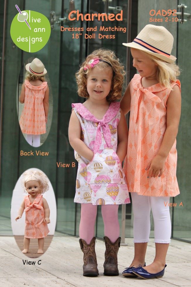 Olive Ann Designs Paper Sewing Pattern Charmed
 