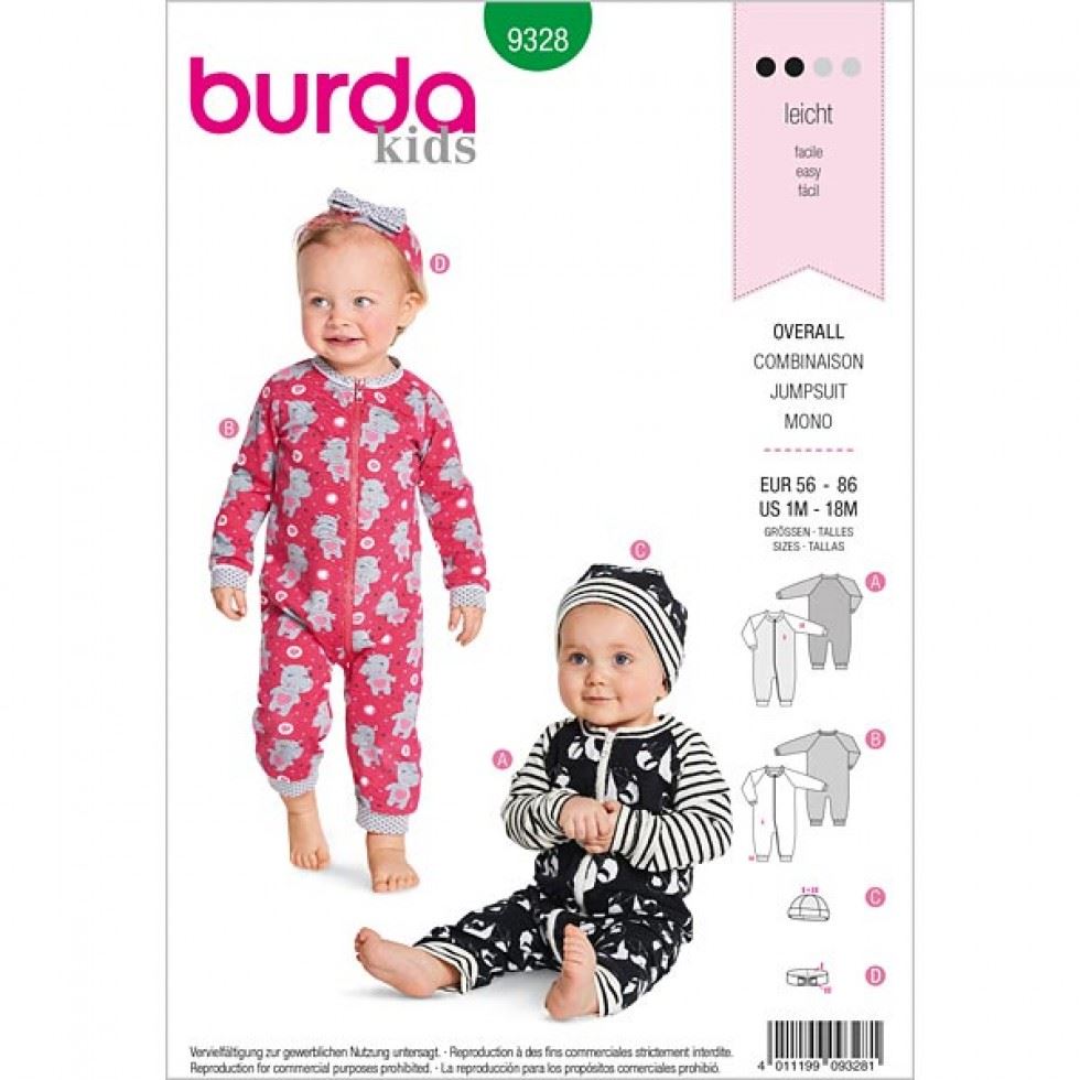 Burda Paper Sewing Pattern 9328
 