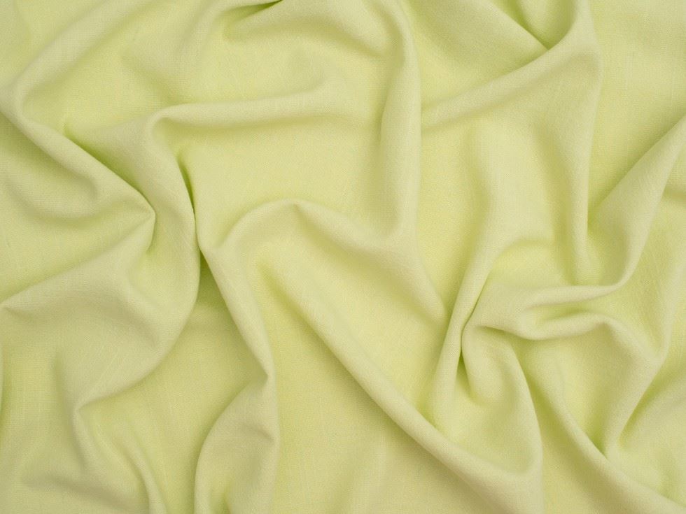 Minerva Core Range Soft Viscose Linen Blend Fabric Apple Green
