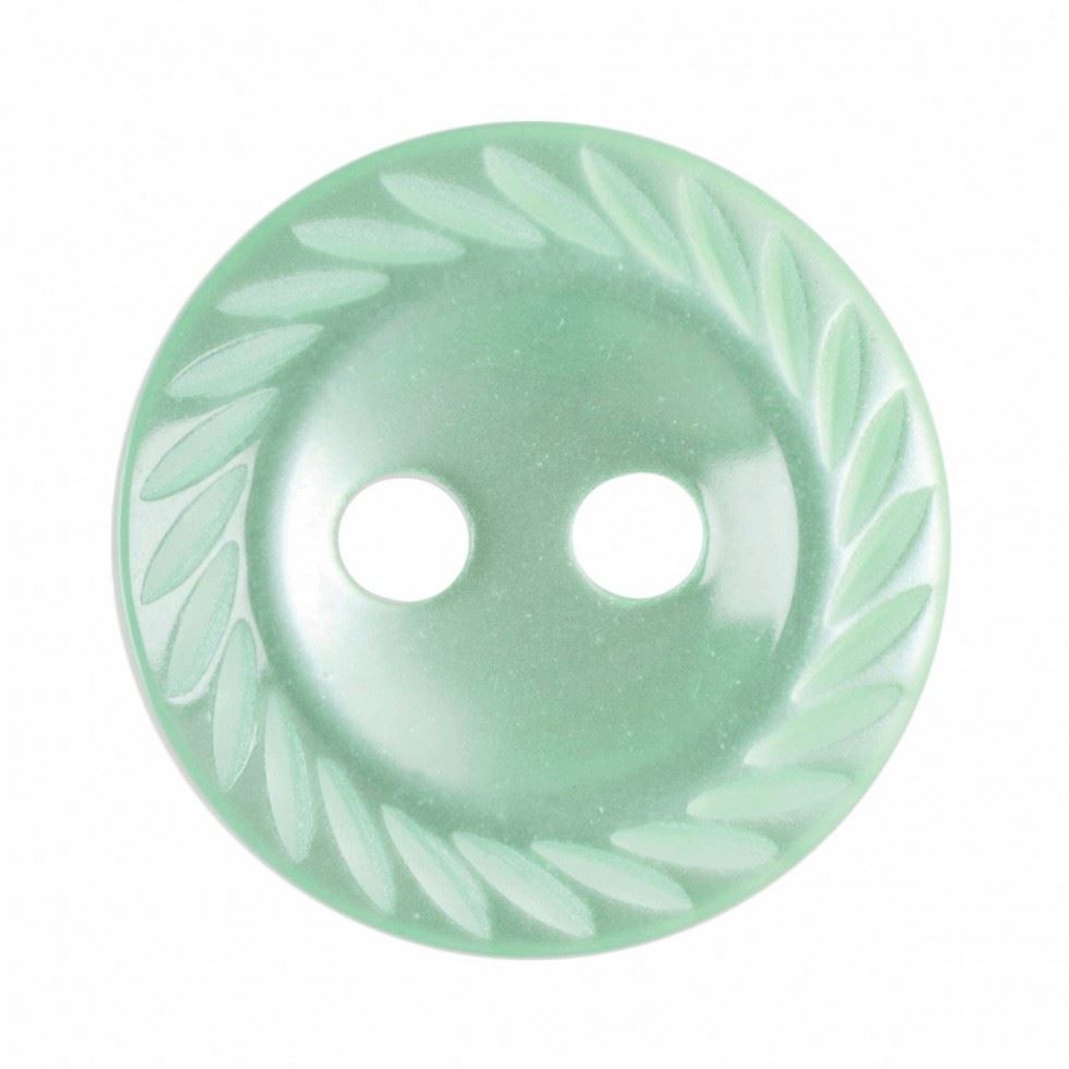Hemline Lime Green Round Shirt Buttons