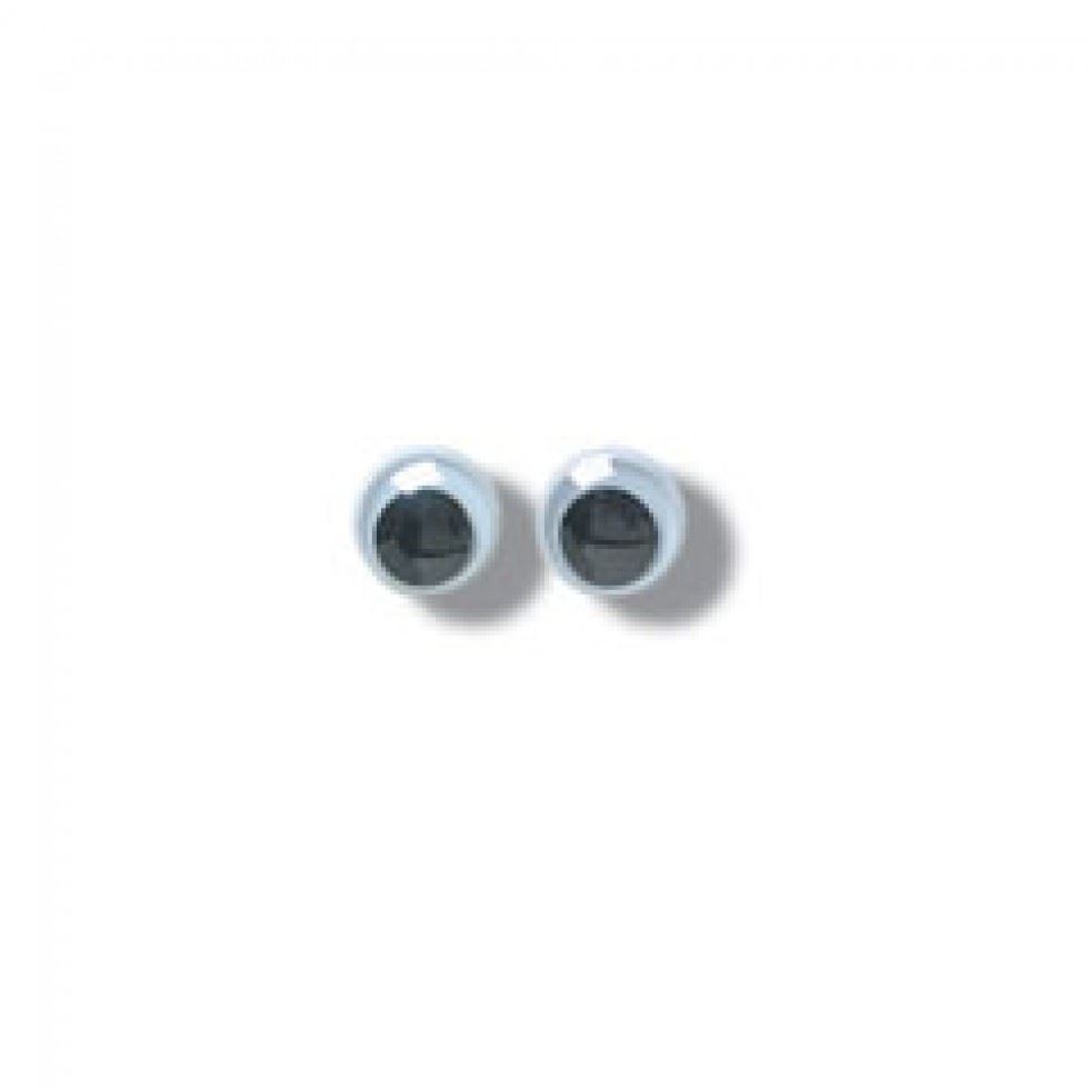 Trimits Black & White Stick On Wobbly Toy Eyes