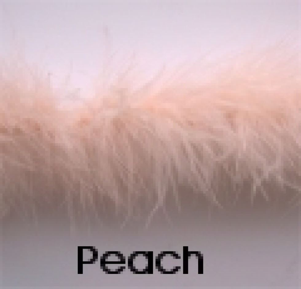 Minicraft Marabou Feather Trim (Value Roll) Peach