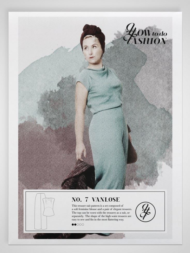 How To Do Fashion Sewing Pattern Vanlose Top & Trousers