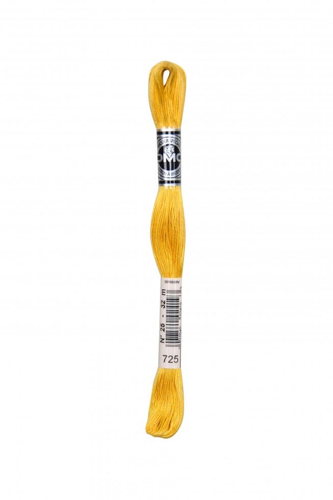 Dmc 725 Size 16 Coton A Broder Special Embroidery Thread