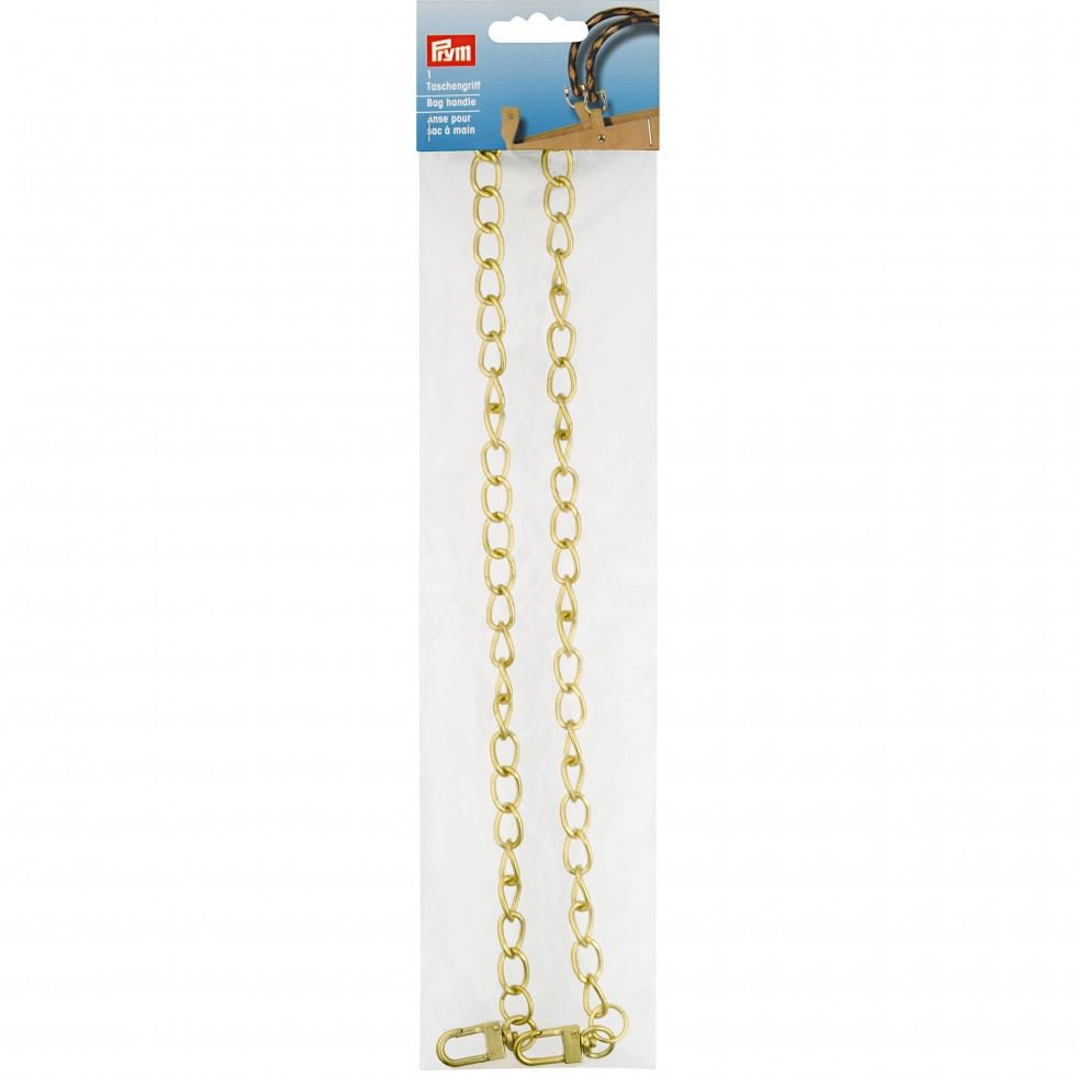 Prym Metal Chain Bag Handles Gold
 