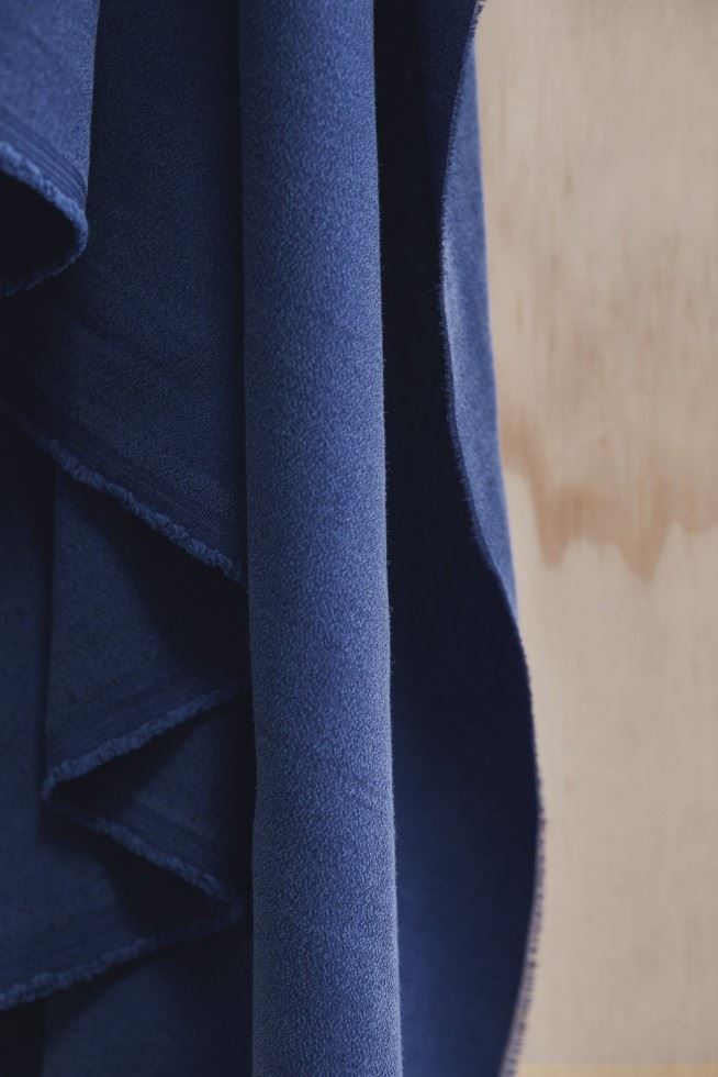 Meet Milk Lapis Tencel Lyocell Crispy Crepe Fabric