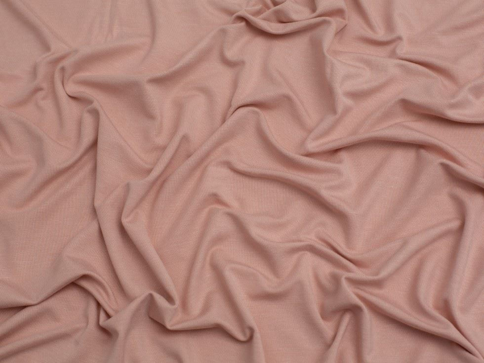 Minerva Core Range Blush Bamboo Jersey Stretch Knit Fabric