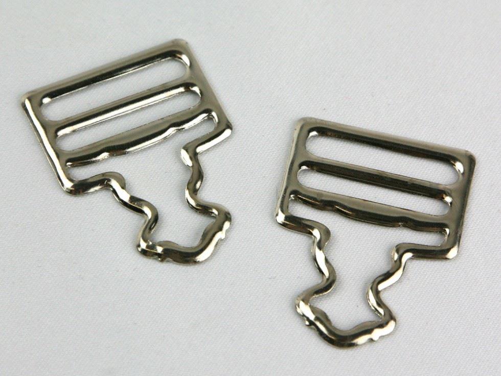 Bib & Brace Dungaree Buckles Silver
 