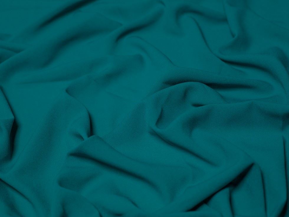 Minerva Core Range Petrol Single Georgette Fabric