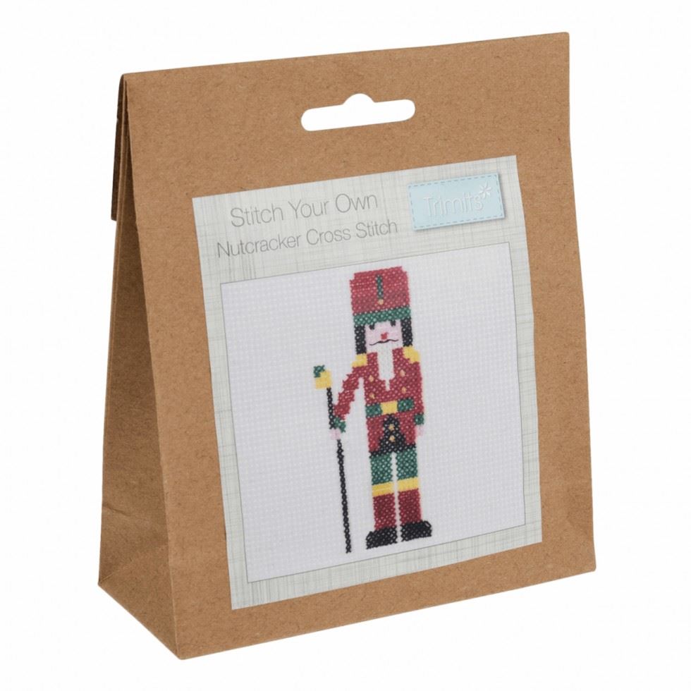 Trimits White Christmas Counted Cross Stitch Kit
