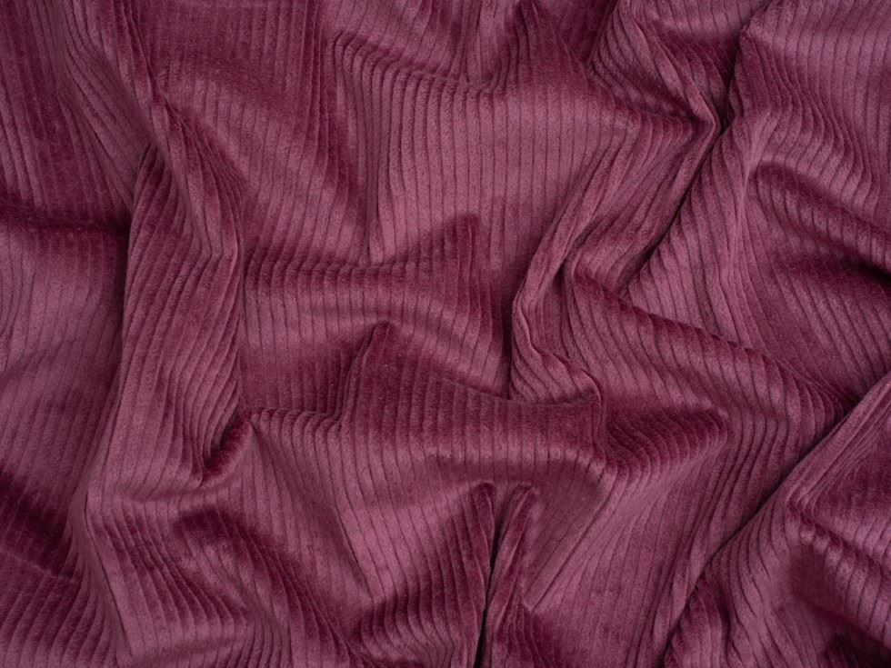 Minerva Core Range 6 Wale Stretch Woven Jumbo Cord Fabric Dusty Pink
 