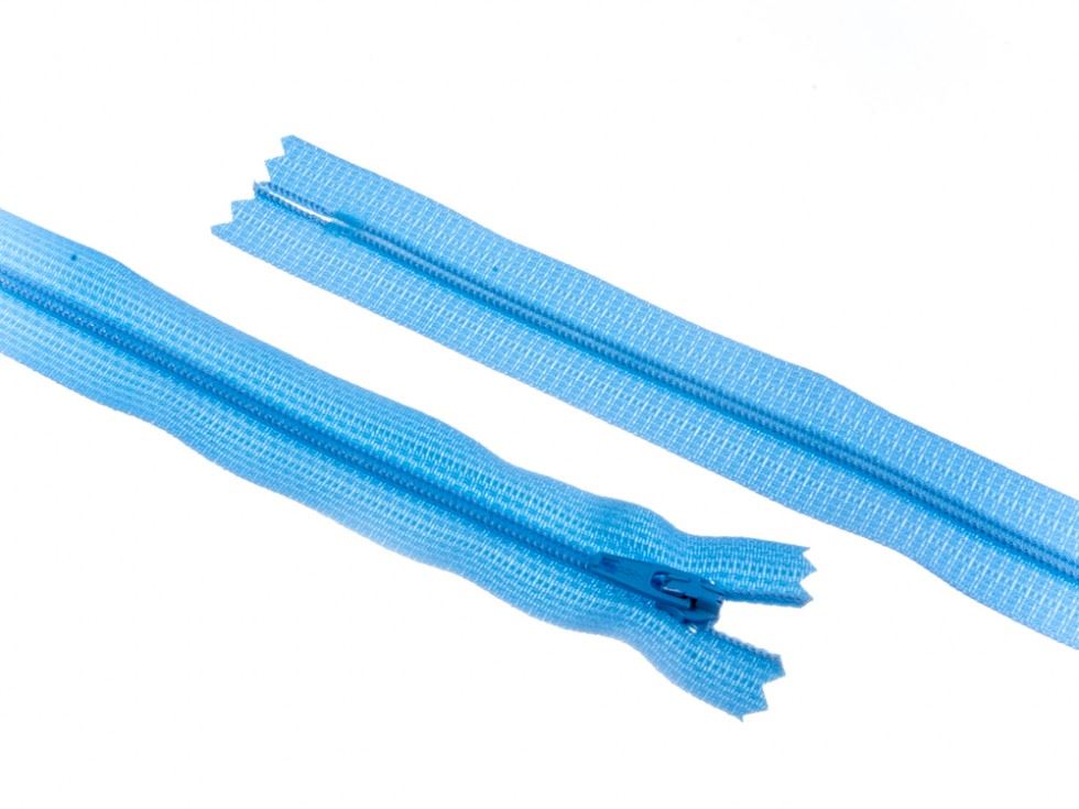 YKK Nylon Closed End Dress Zips Light Blue
 