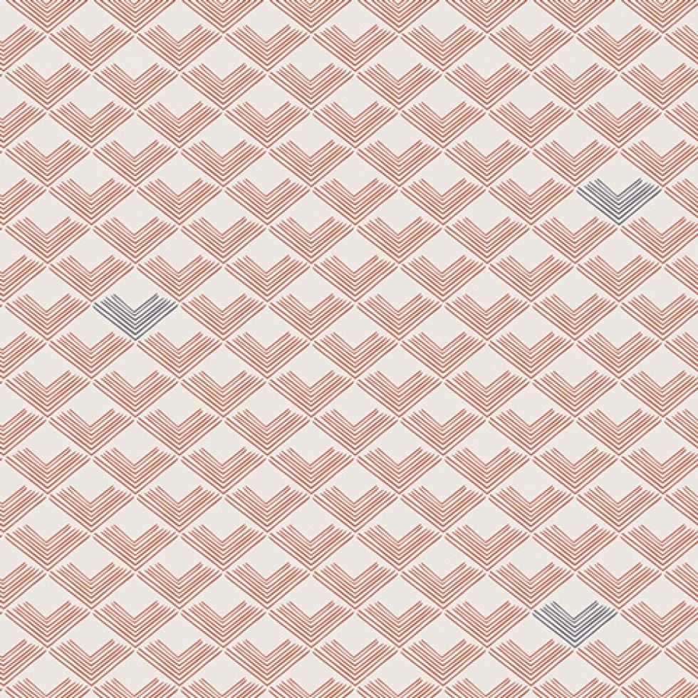 Art Gallery Fabrics Dollhouse 100% Cotton Poplin Fabric Rooftiles Clay