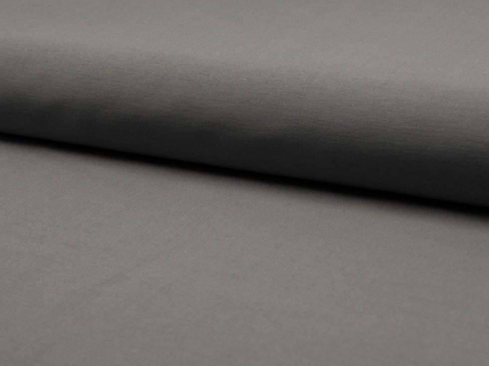 Deadstock Stretch Woven Viscose Bengaline Fabric Greyish Taupe
 