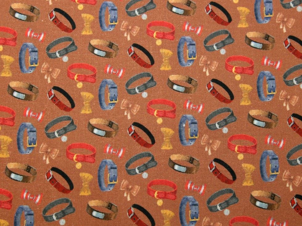 Stof France 100% Cotton Fabric Tan