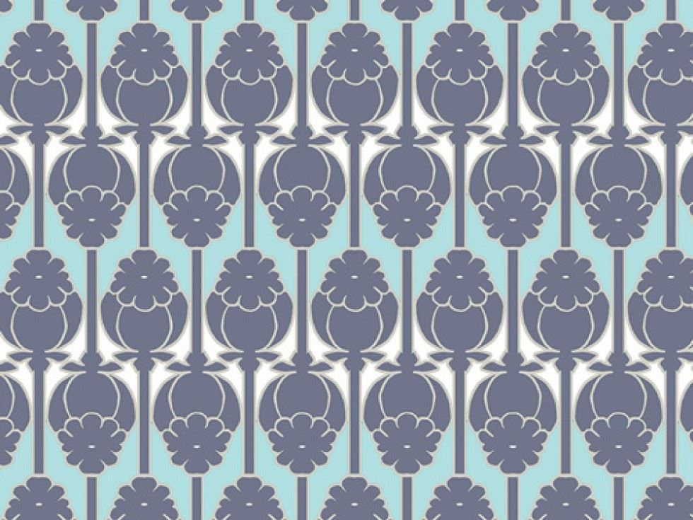 Art Gallery Fabrics Skopelos 100% Cotton Poplin Fabric Neo Pods Waterfall
 