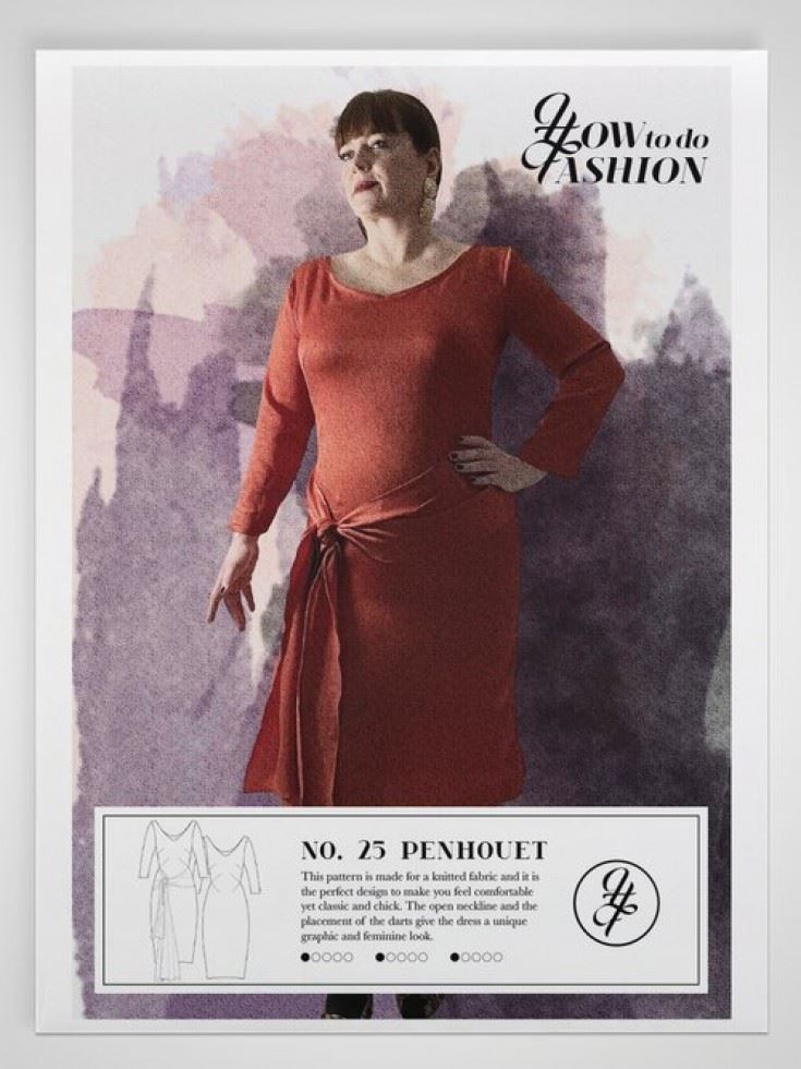How To Do Fashion Sewing Pattern Penhouet Dress & Blouse