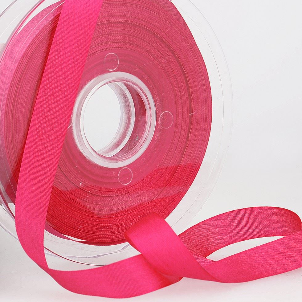 Stephanoise Fine Silk Ribbon Fuchsia Pink
 