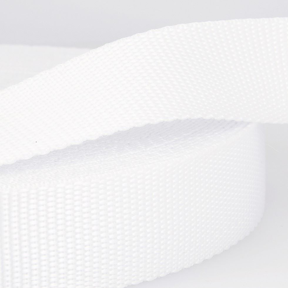 Stephanoise Polypropylene Webbing White