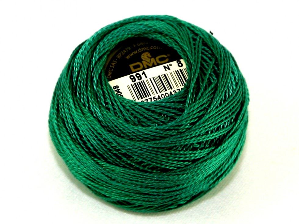 Dmc 991 Size 8 Cotton Perle Thread