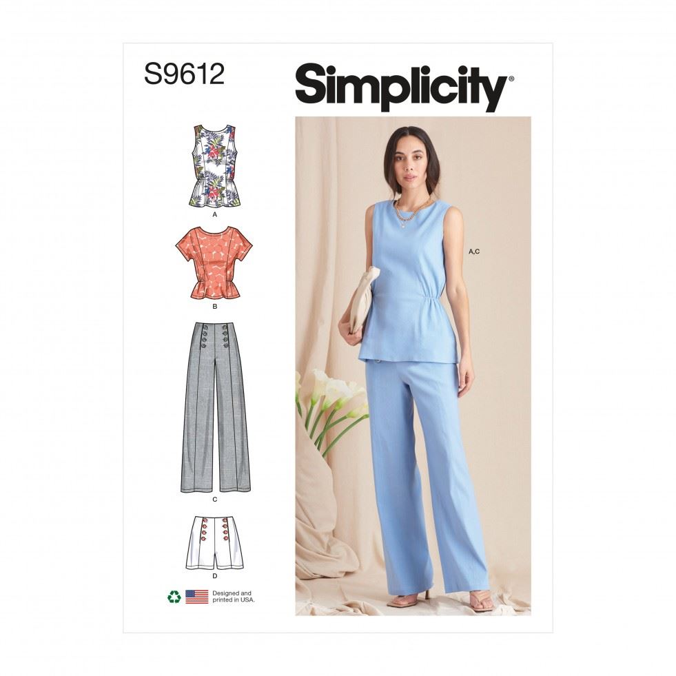 Simplicity Paper Sewing Pattern 9612
 