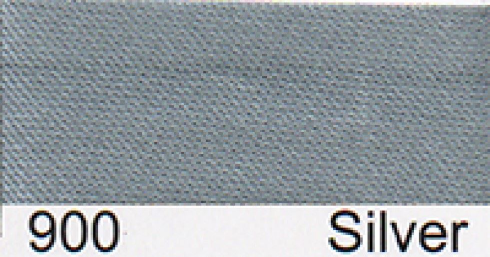 Essential Trimmings Silver Grey Satin Bias Binding Tape