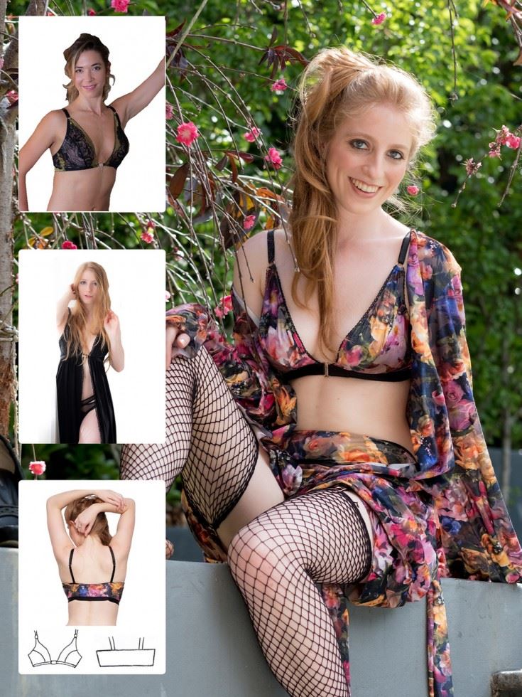 Booby Traps Paper Sewing Pattern Grace Bralette
 