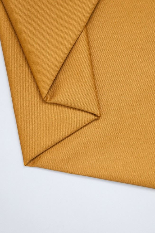 Mind The Maker Dry Mustard Organic Cotton Twill Fabric
