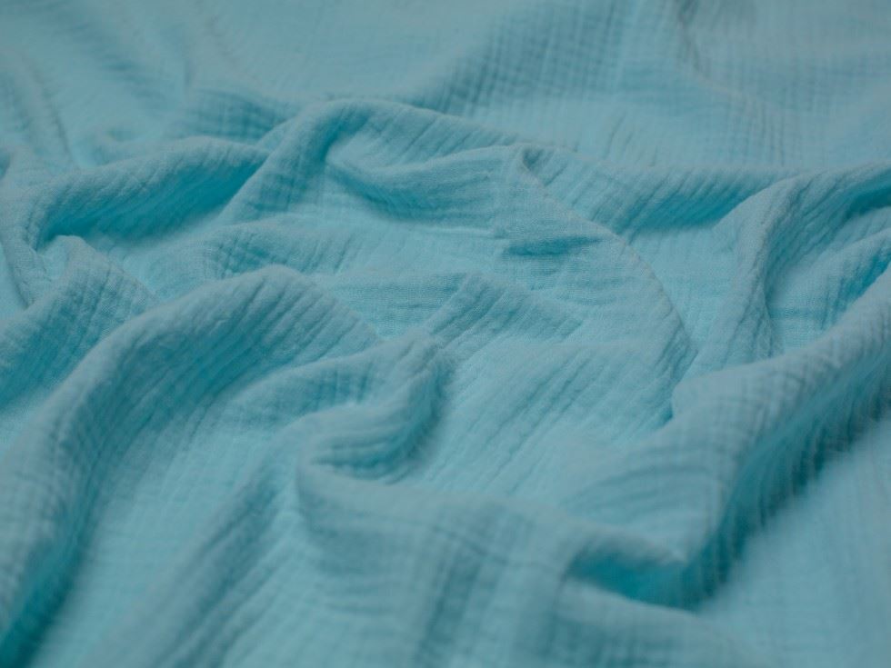 Textured Cotton Double Gauze Fabric 135cm / 54" Wide - per metre - Picture 1 of 29