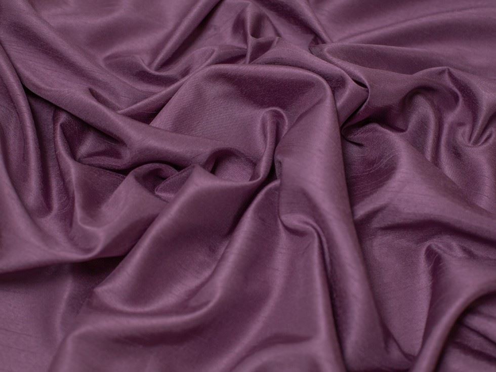 Amethyst Satin Back Dupion Fabric