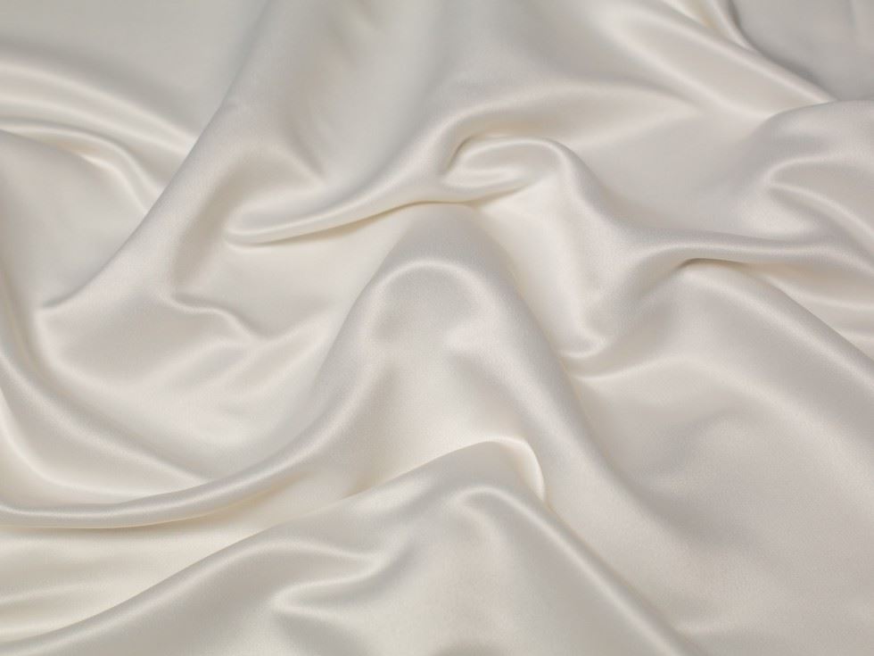 Minerva Core Range Ivory Duchess Satin Fabric