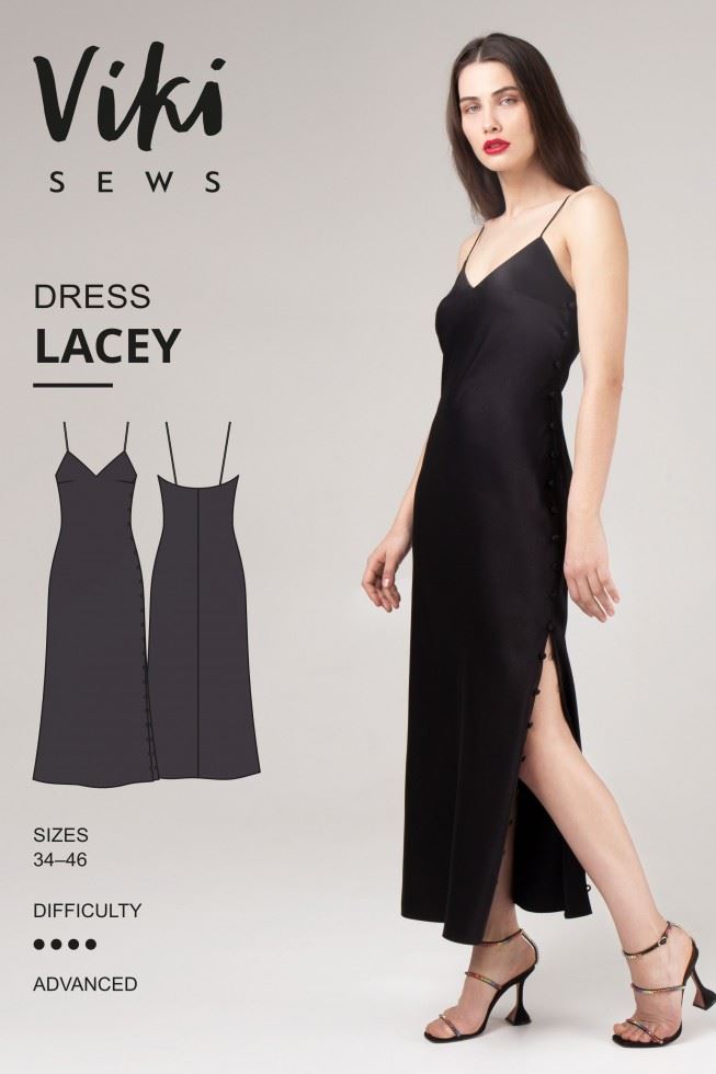 Vikisews Sewing Pattern Lacey Dress