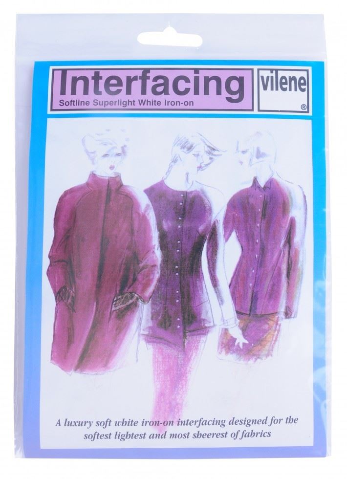 Vilene Vlieseline Superlight Iron On Interfacing White
 