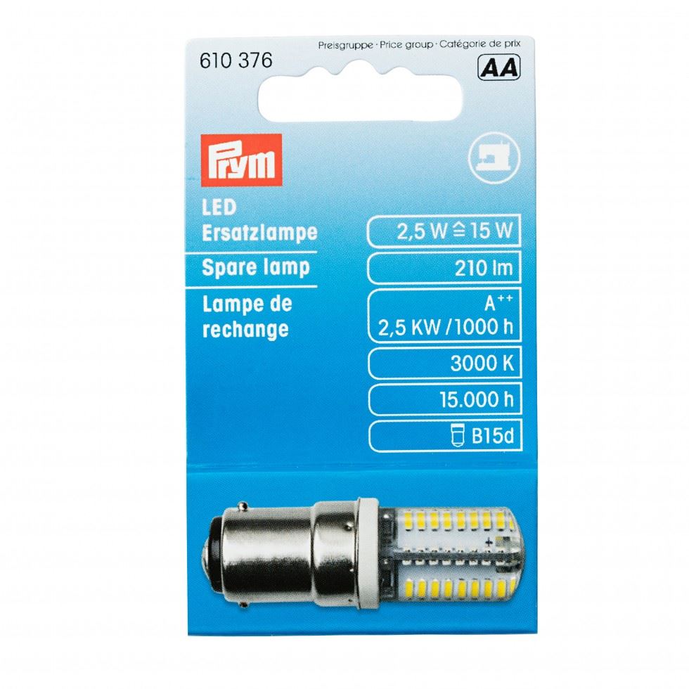 Prym Sewing Machine Bayonet LED Bulb
 