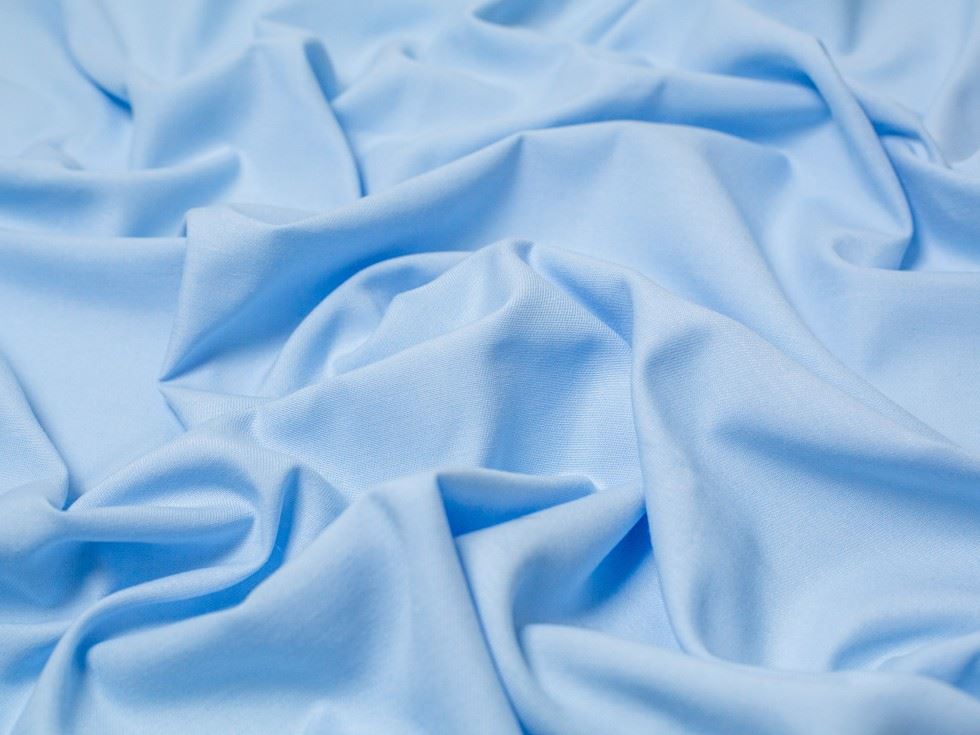Minerva Core Range Gaberchino Polycotton Twill Fabric Pale Blue
 