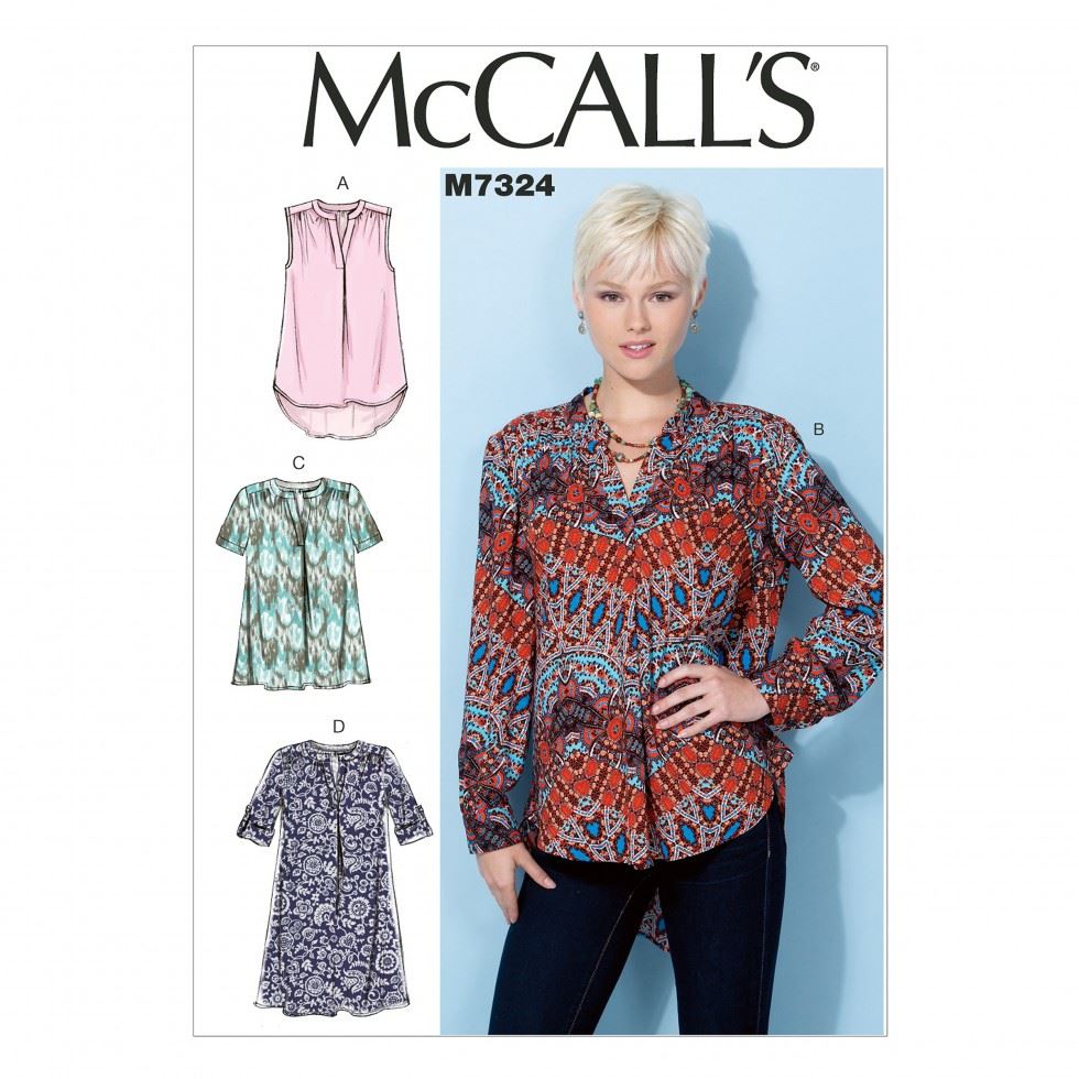 Mccalls Paper Sewing Pattern 7324