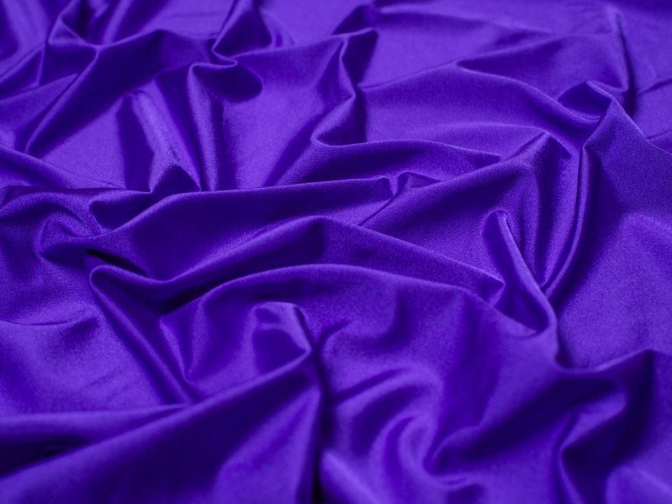 Minerva Core Range Purple Glossy Activewear Lycra Four Way Stretch Knit Fabric