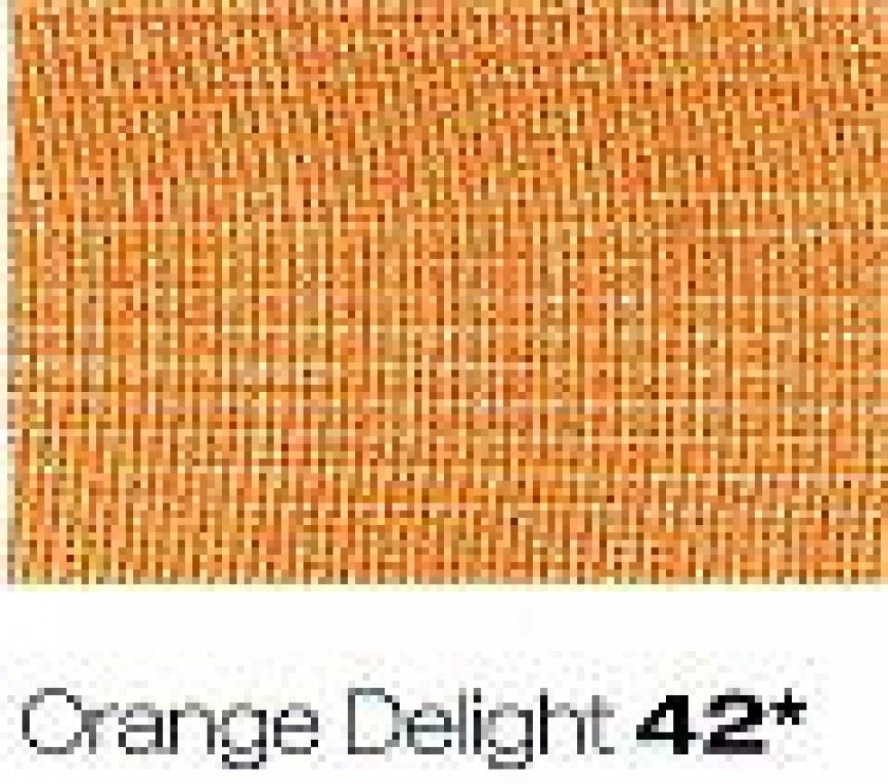 Berisfords 42 Orange Super Sheer Organza Ribbon (Value Roll)