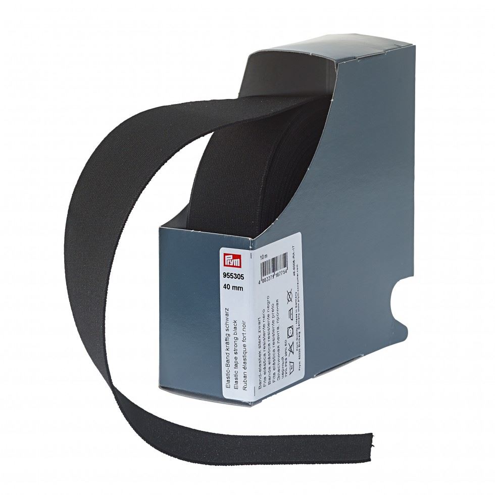 Prym Black Strong Elastic Tape