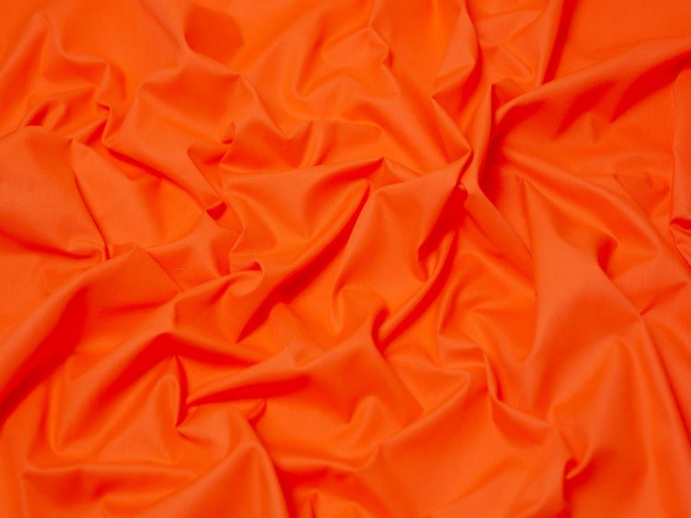 Minerva Core Range Amber Plain Polycotton Fabric