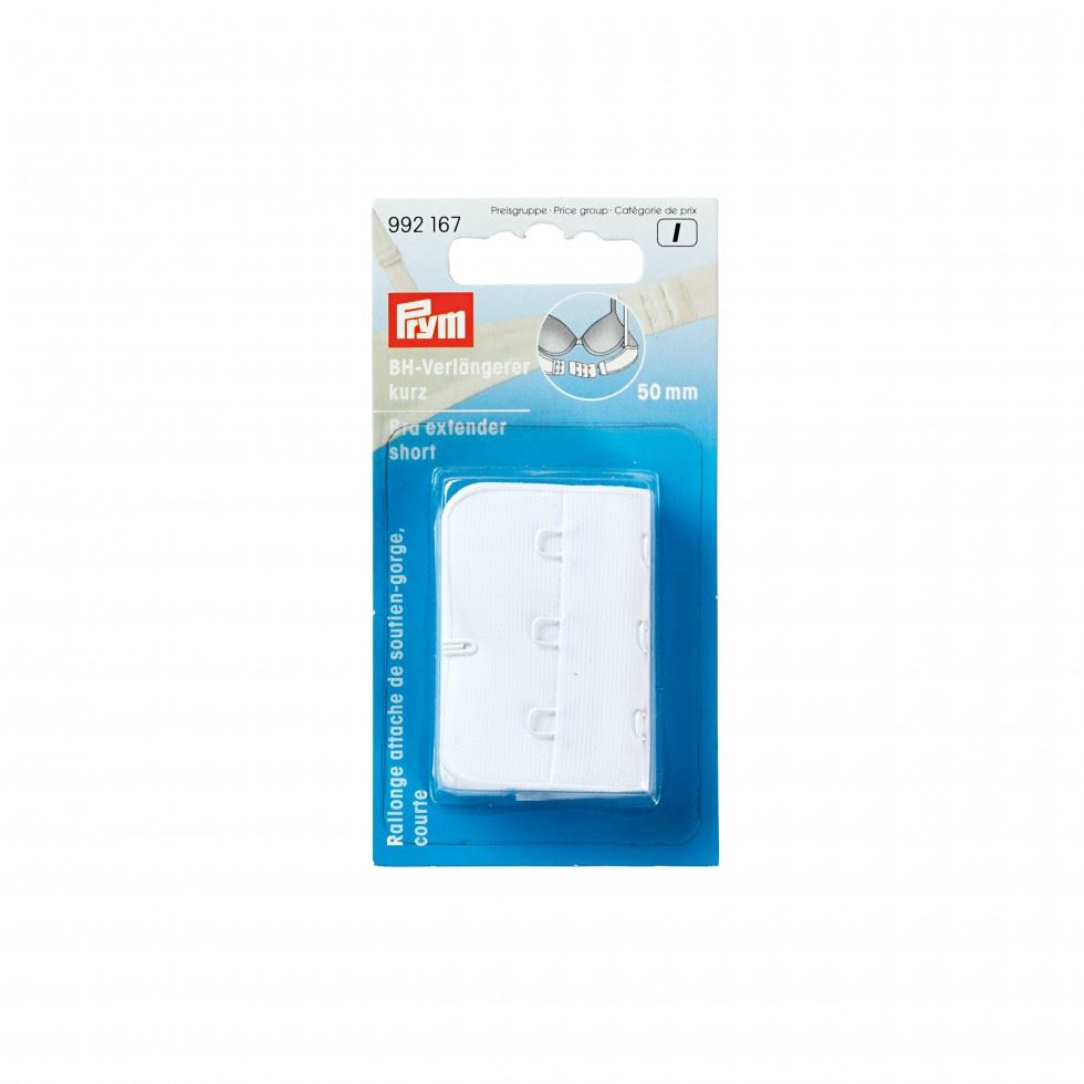 Prym Short Bra Extender White
 