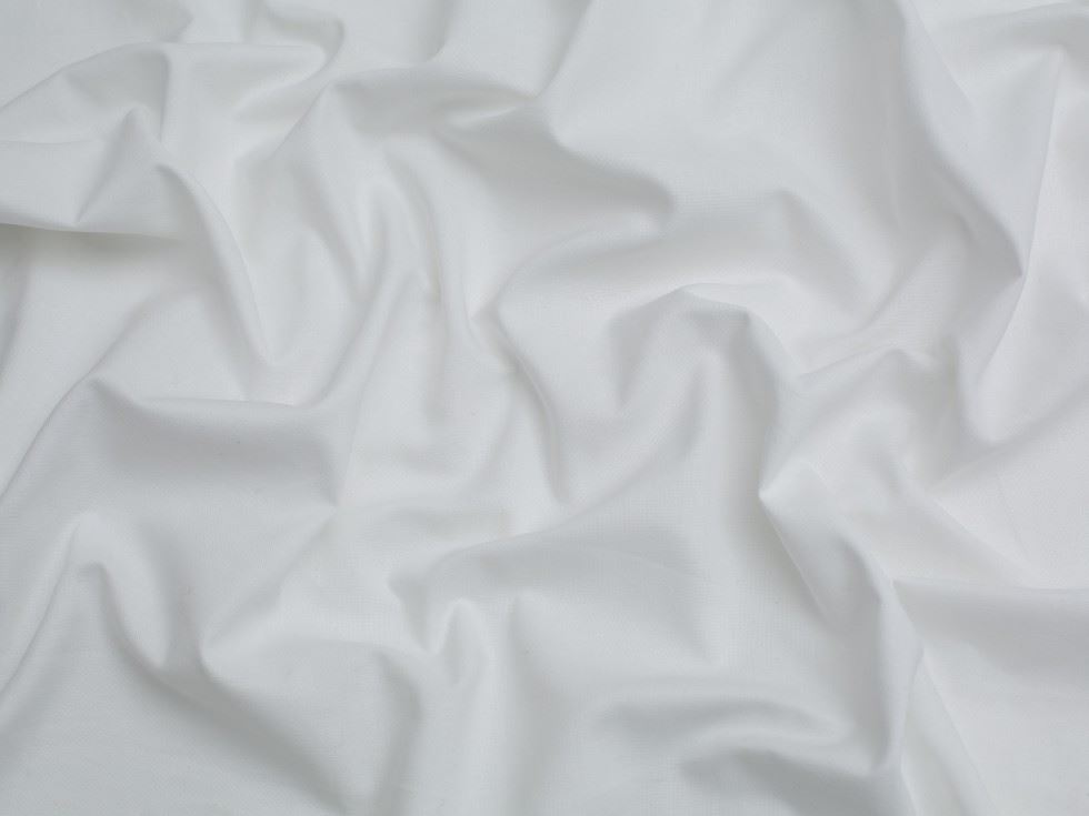 Minerva Core Range Prepared for Print 100% Cotton Fabric White
 