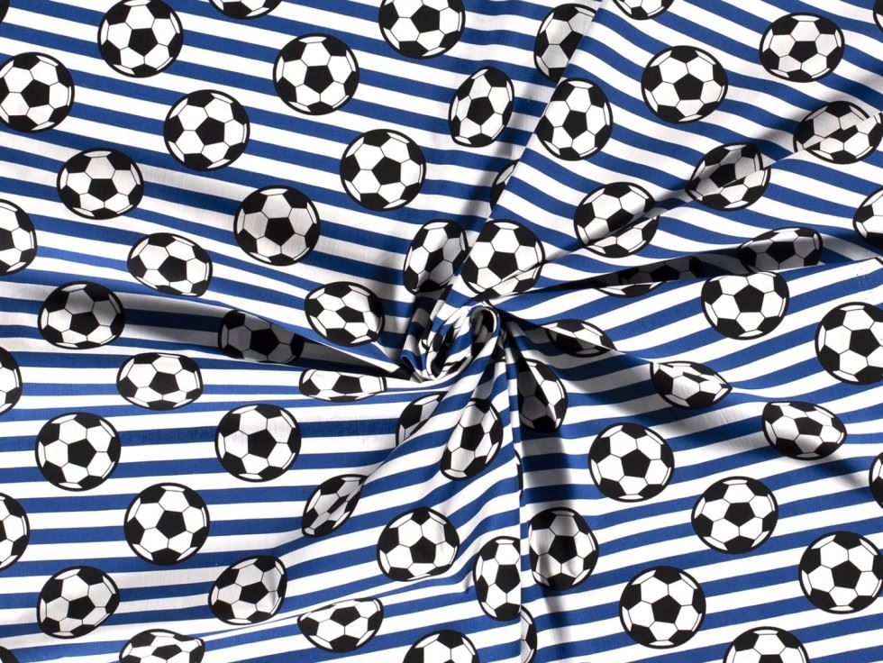 100% Cotton Poplin Fabric Blue
 