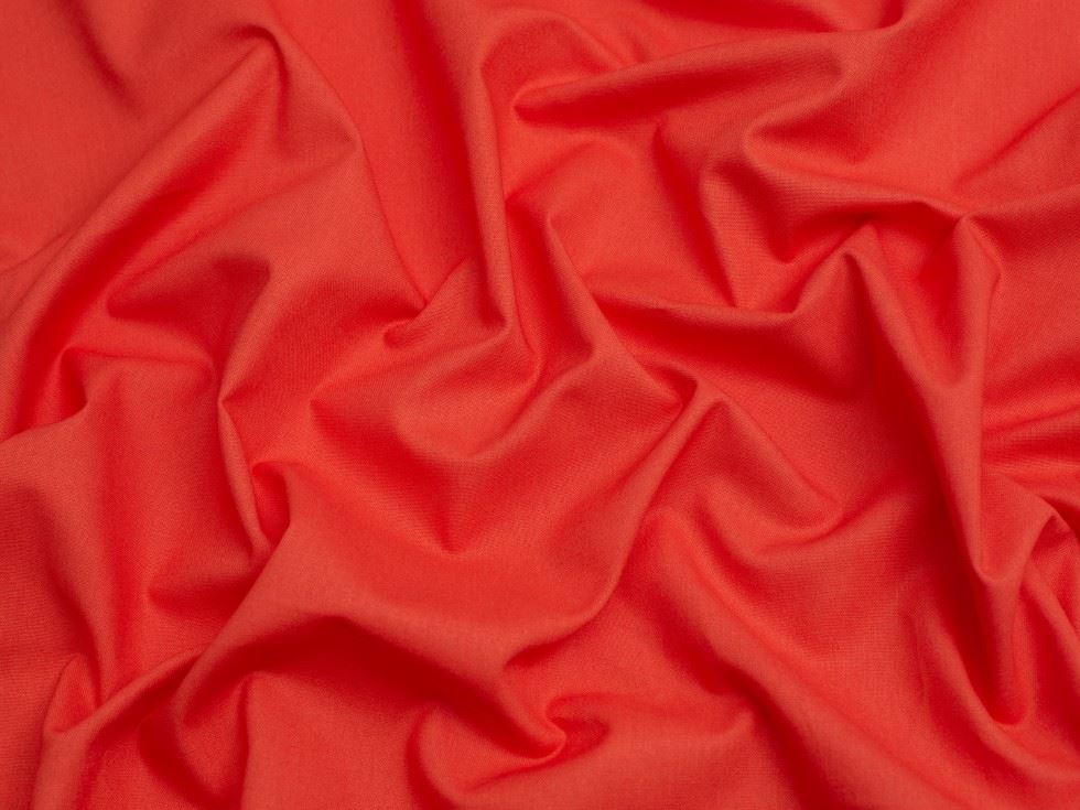 Minerva Core Range 100% Craft Cotton Fabric Hot Tomato
 