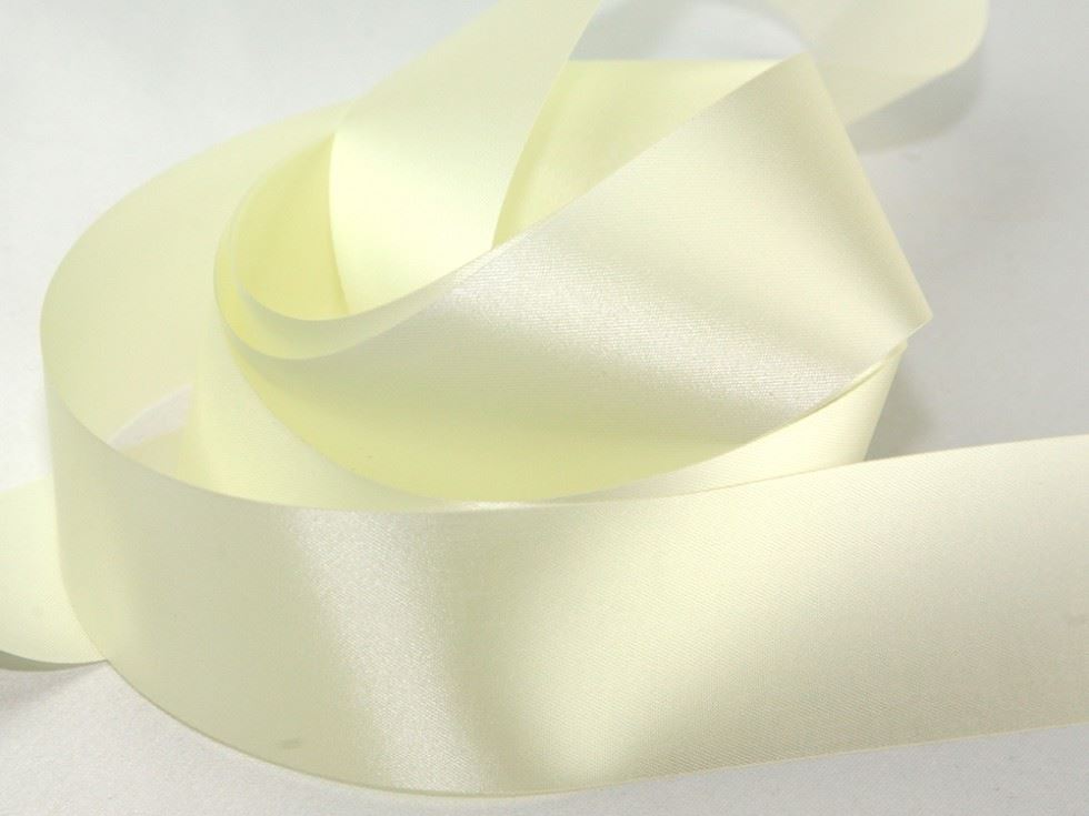 Romandus Cream Fused Edge Craft Ribbon (Value Roll)